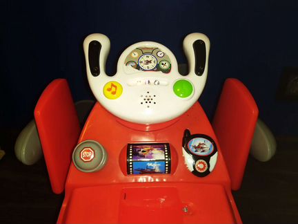 Каталка-пушкар Самолет Дасти, свет, звук, вращение