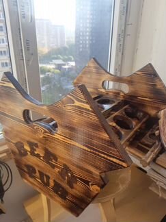 Подарочная подставка под пивные бутылки