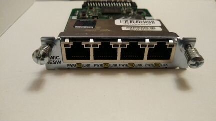 Cisco hwic-4ESW и hwicd-9ESW