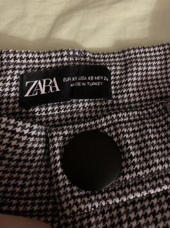 Штаны брюки zara женские в клетку