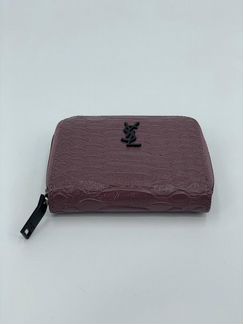 Кошелек Saint Laurent темно розовый