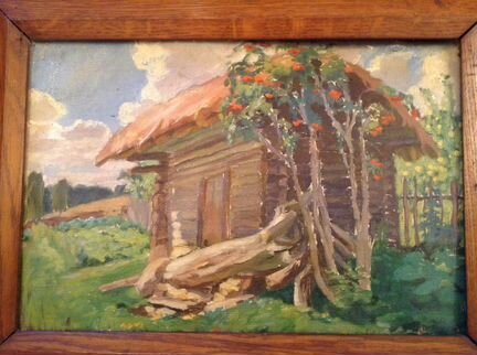 Картина,холст,масло старинная