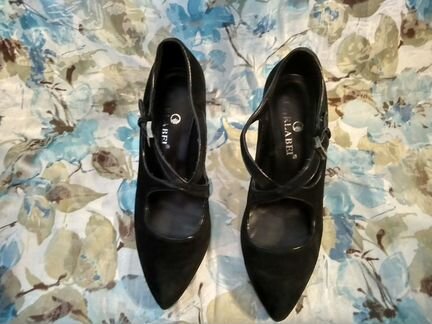 Туфли замшевые carlabei