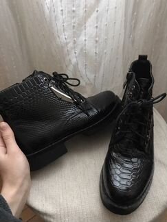 Ботинки ботильоны из кожи