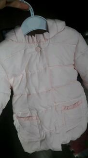 Новая куртка benetton на девочку 74