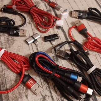 Новый магнитный кабель на iPhone, тип C и Micro US