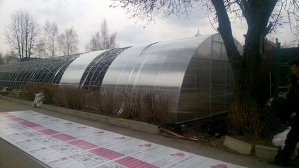 Теплицы фермерские большие ширина 4,5,6,7.5 метров
