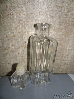 Бутылка, коллекционирование. Рельефное стекло скр