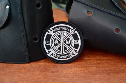 Патч Крест Константина с липучкой