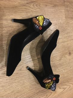 Туфли бархатные 34 размер