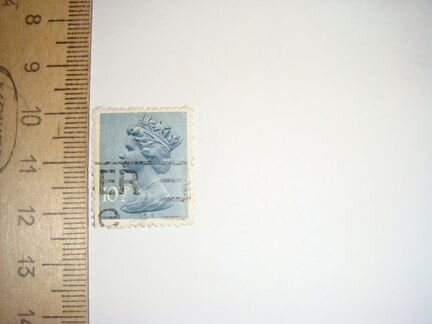 Марка - Елизавета Вторая 1979 г. с конверта