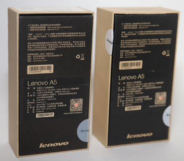 Коробки Lenovo A5