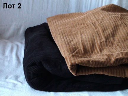 Ткань отрезы - вельвет, шерсть
